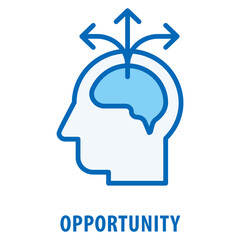 Opportunity Icon simple and easy to edit for your design elements