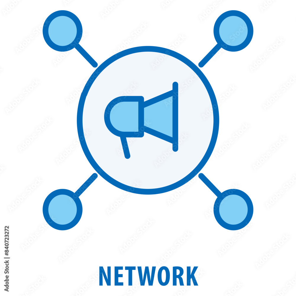 Aufkleber network icon simple and easy to edit for your design elements