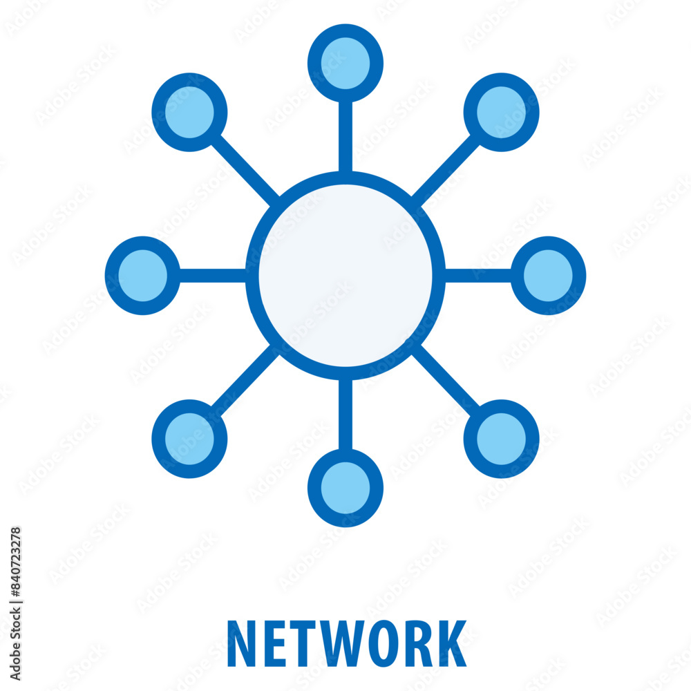 Poster network icon simple and easy to edit for your design elements