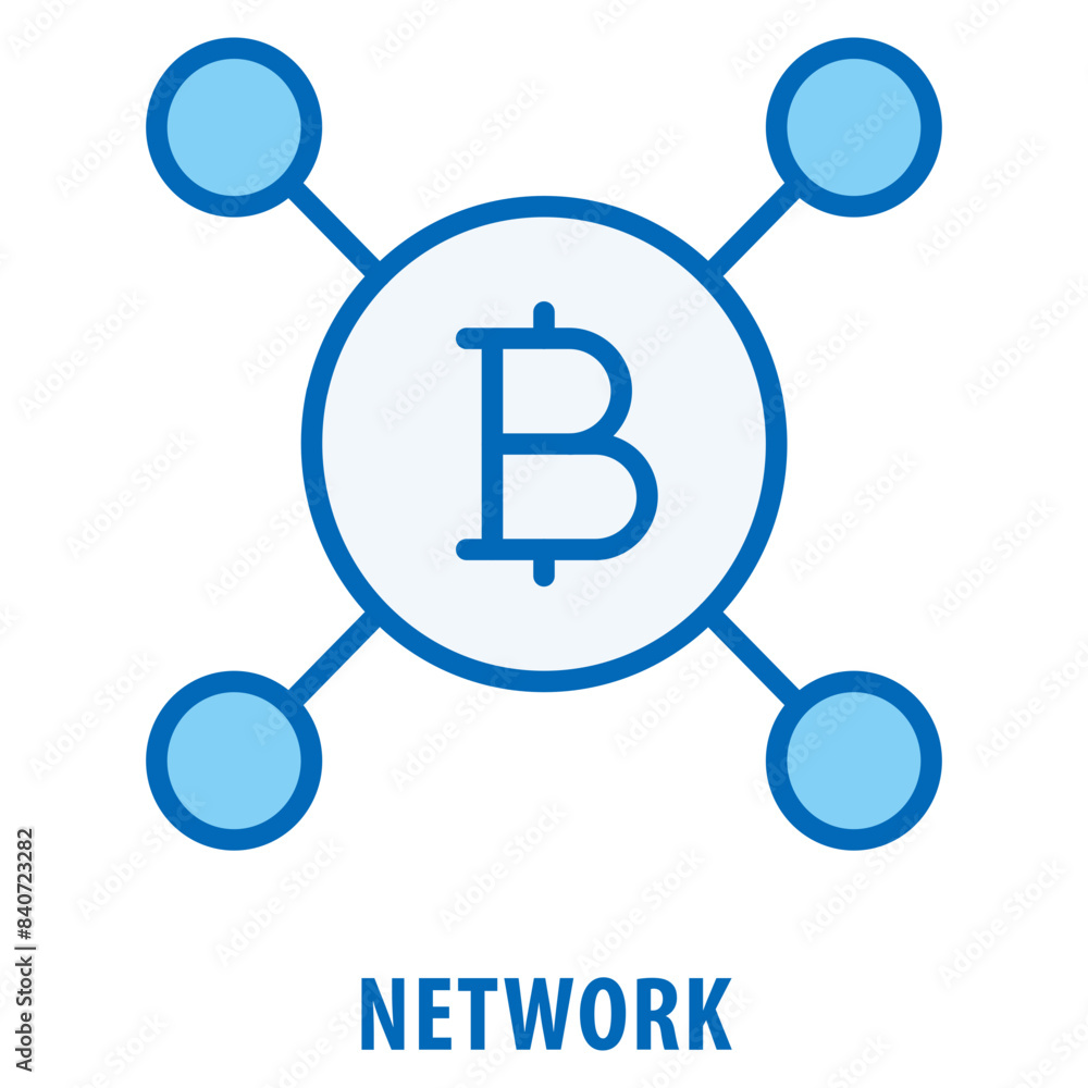 Poster network icon simple and easy to edit for your design elements