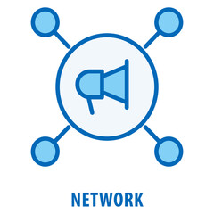 Network Icon simple and easy to edit for your design elements