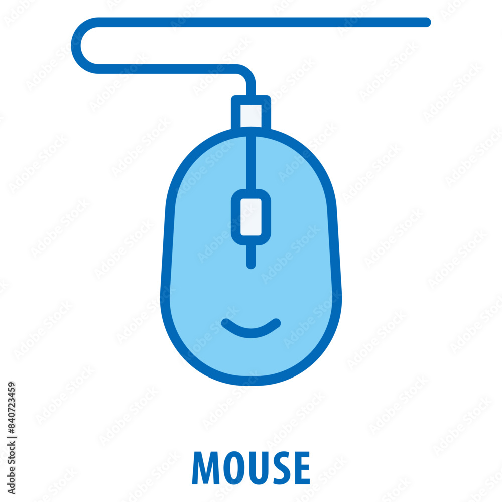 Poster mouse icon simple and easy to edit for your design elements