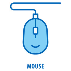 Obraz premium Mouse Icon simple and easy to edit for your design elements