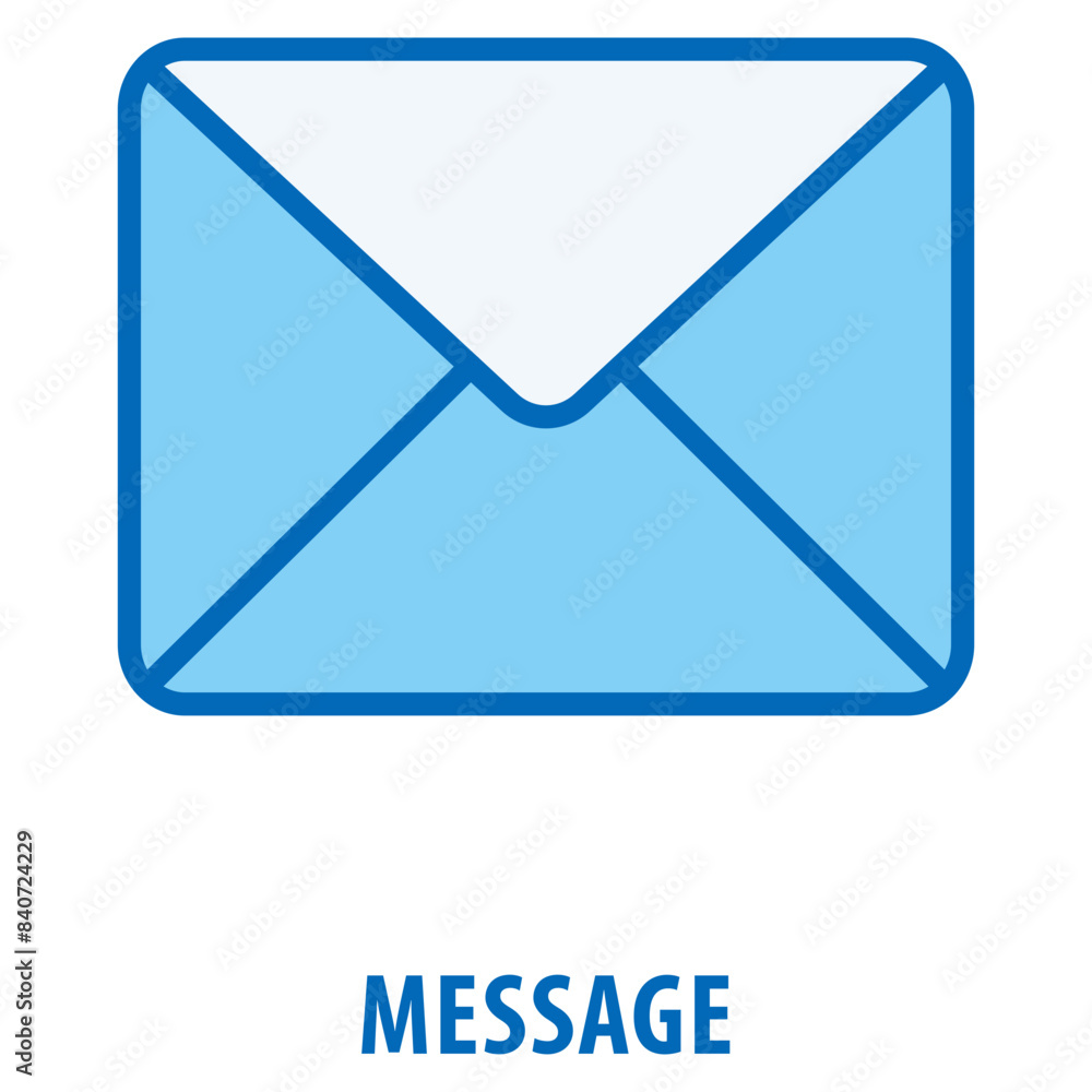 Poster message icon simple and easy to edit for your design elements