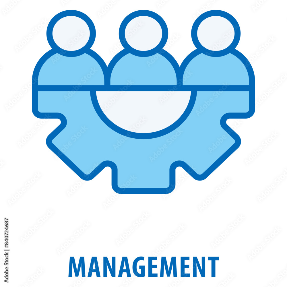 Aufkleber management icon simple and easy to edit for your design elements