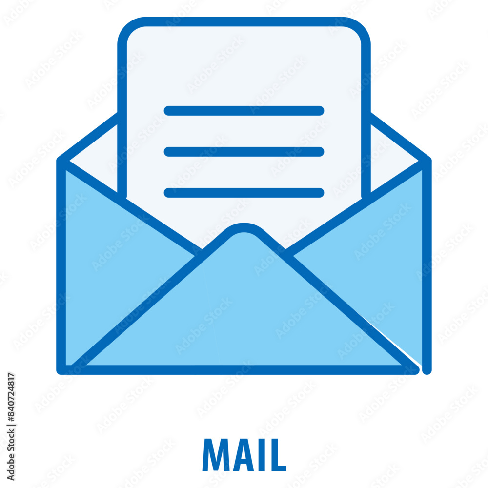 Poster mail icon simple and easy to edit for your design elements