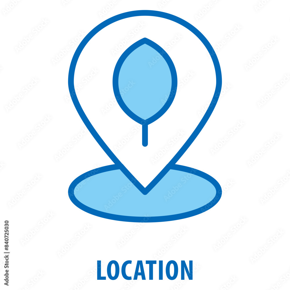 Poster location icon simple and easy to edit for your design elements