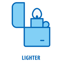 Lighter Icon simple and easy to edit for your design elements