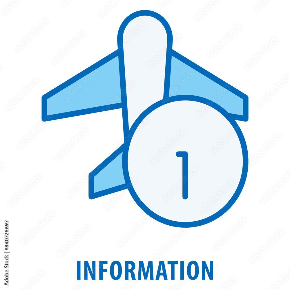 Poster information icon simple and easy to edit for your design elements