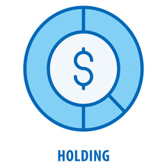 Obraz premium Holding Icon simple and easy to edit for your design elements