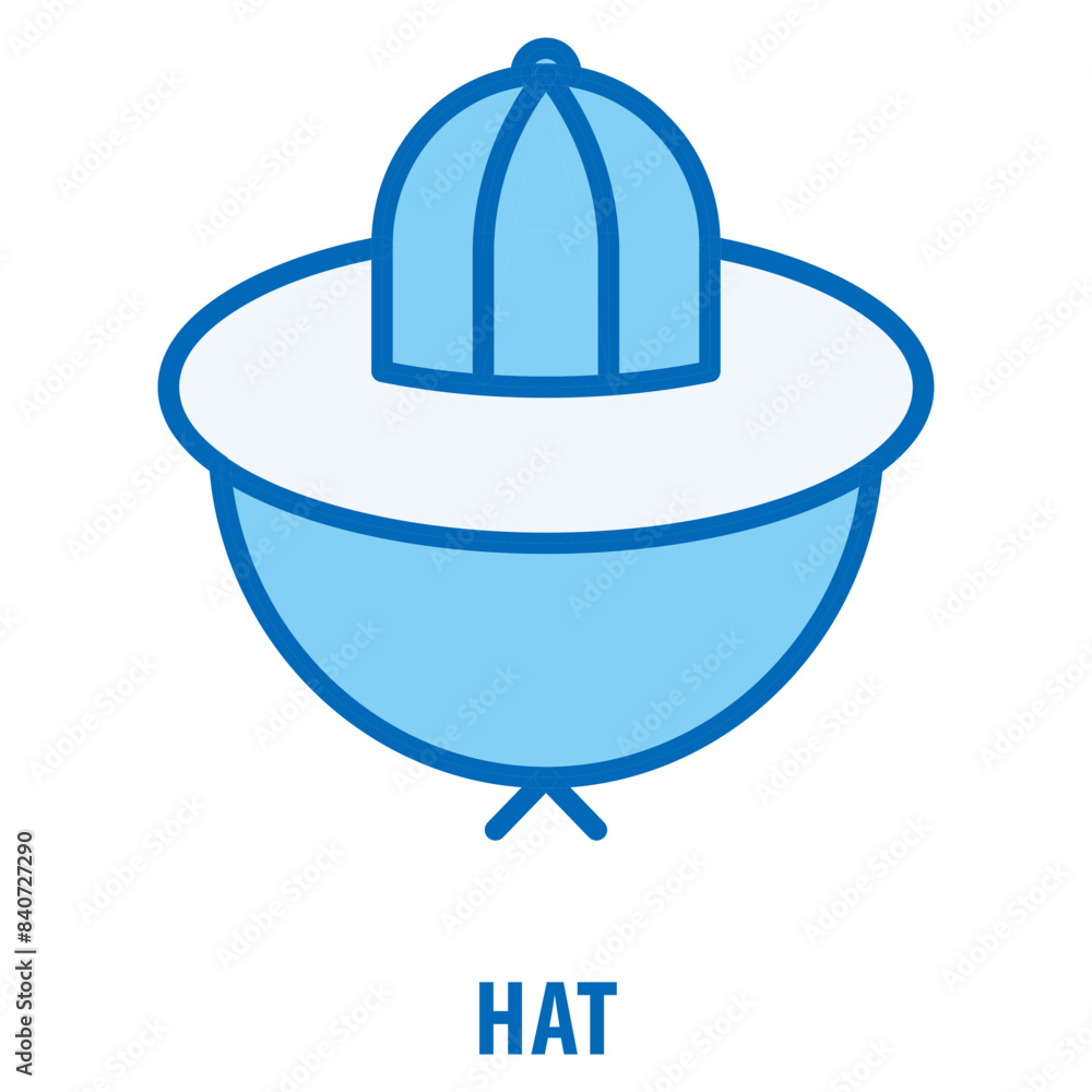 Poster hat icon simple and easy to edit for your design elements