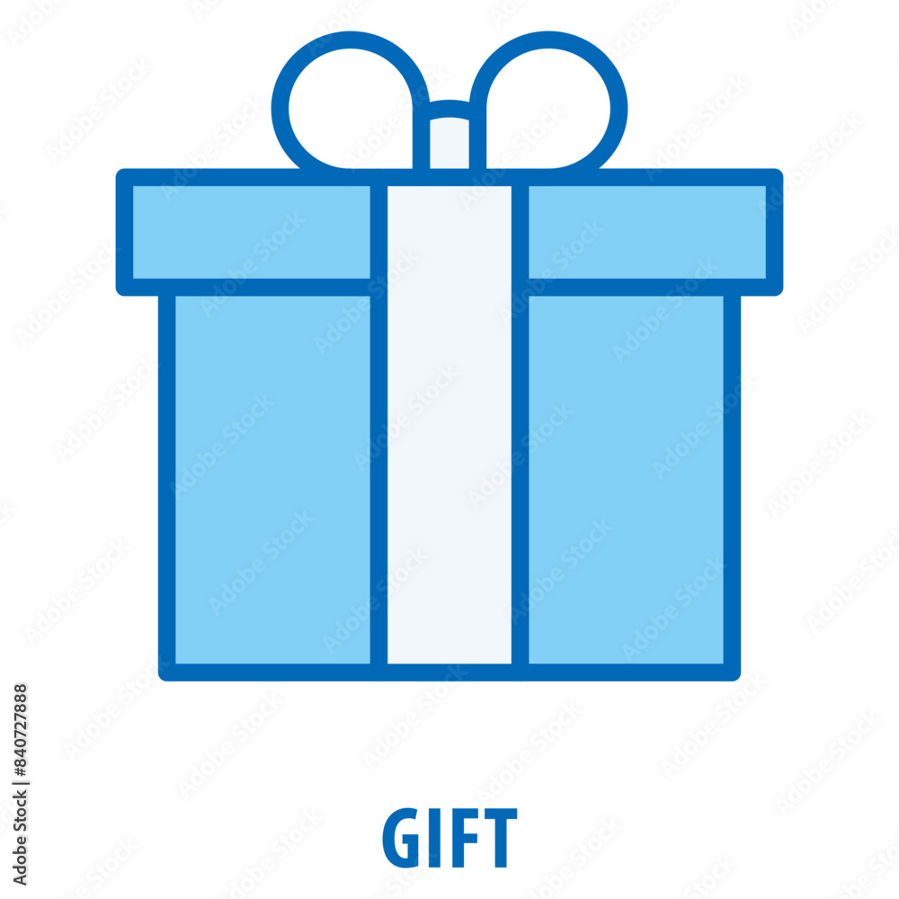 Poster gift icon simple and easy to edit for your design elements