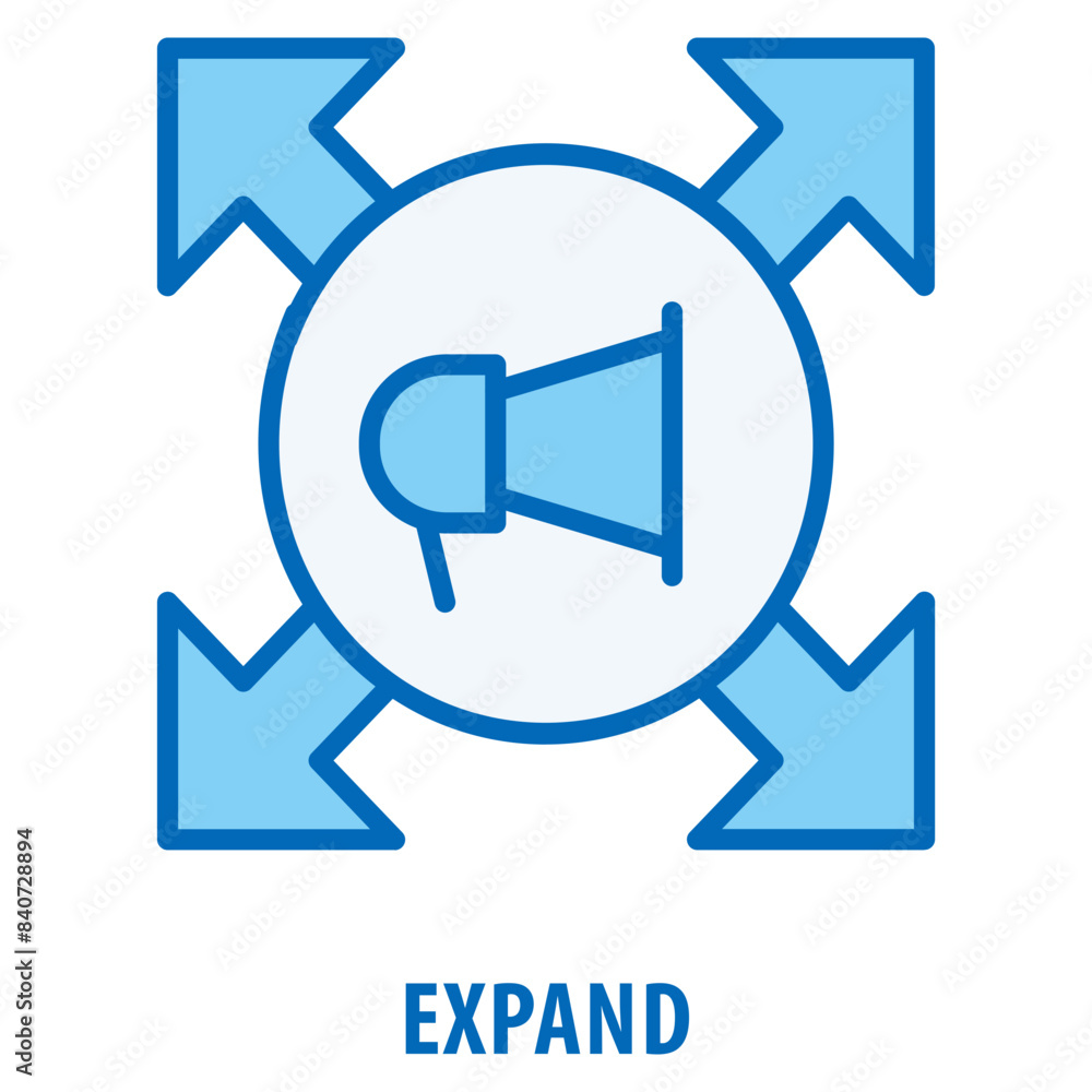 Poster expand icon simple and easy to edit for your design elements