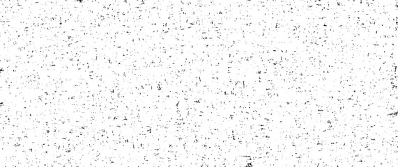 Snow, stars, twinkling lights, rain drops on black background. Abstract vector noise. Small particles of debris and dust. Distressed uneven grunge texture overlay.