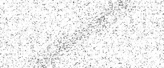 Snow, stars, twinkling lights, rain drops on black background. Abstract vector noise. Small particles of debris and dust. Distressed uneven grunge texture overlay.