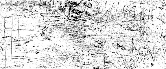 Scratched Grunge Urban Background Texture Vector. Dust Overlay Distress Grainy Grungy Effect. Distressed Backdrop Vector Illustration. Isolated Black on White Background. EPS 10.