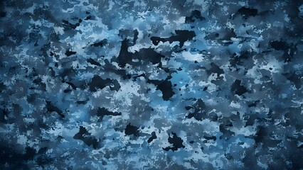 Obraz premium camouflage blue background fashionable texture, stylish texture