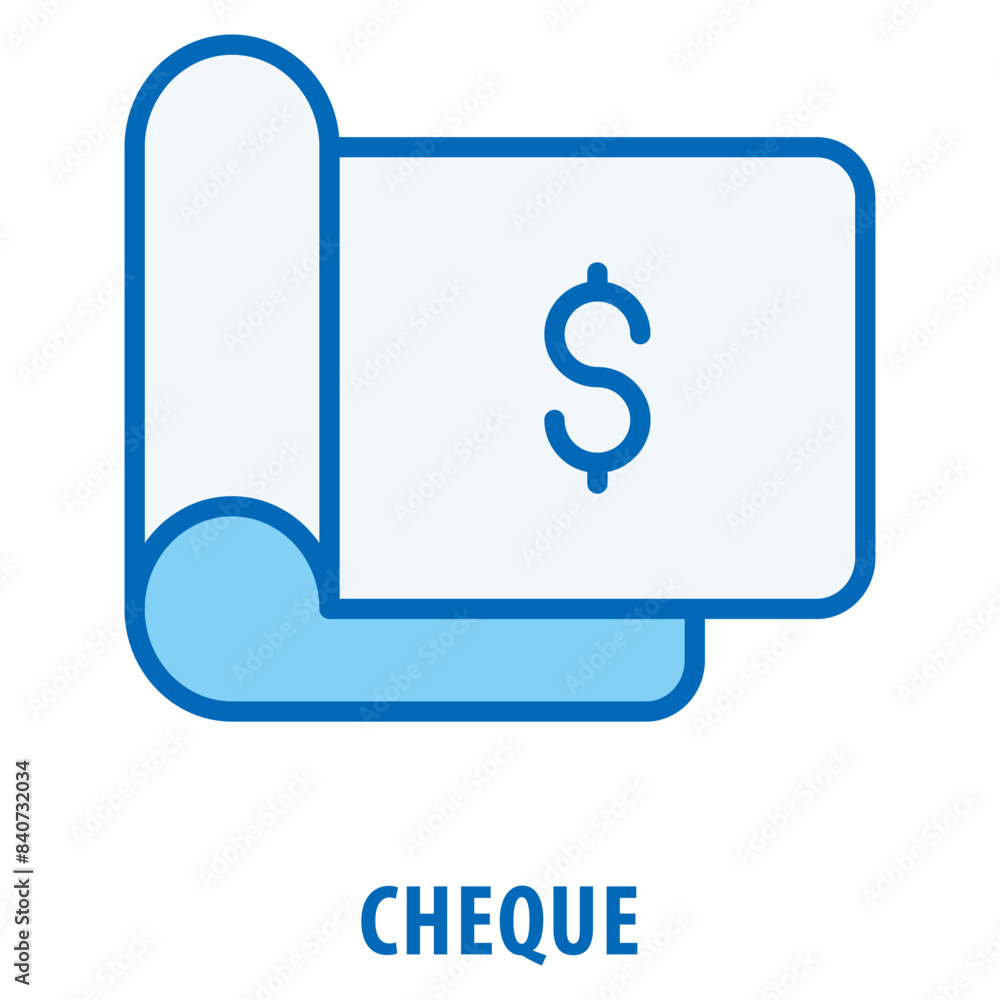 Poster cheque icon simple and easy to edit for your design elements