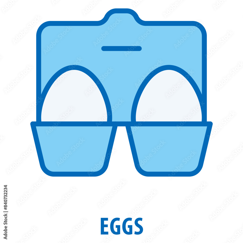 Poster eggs icon simple and easy to edit for your design elements