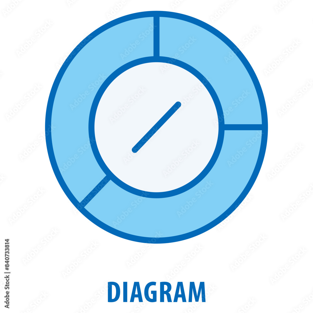 Aufkleber diagram icon simple and easy to edit for your design elements