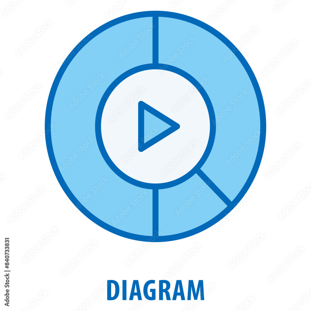 Aufkleber diagram icon simple and easy to edit for your design elements