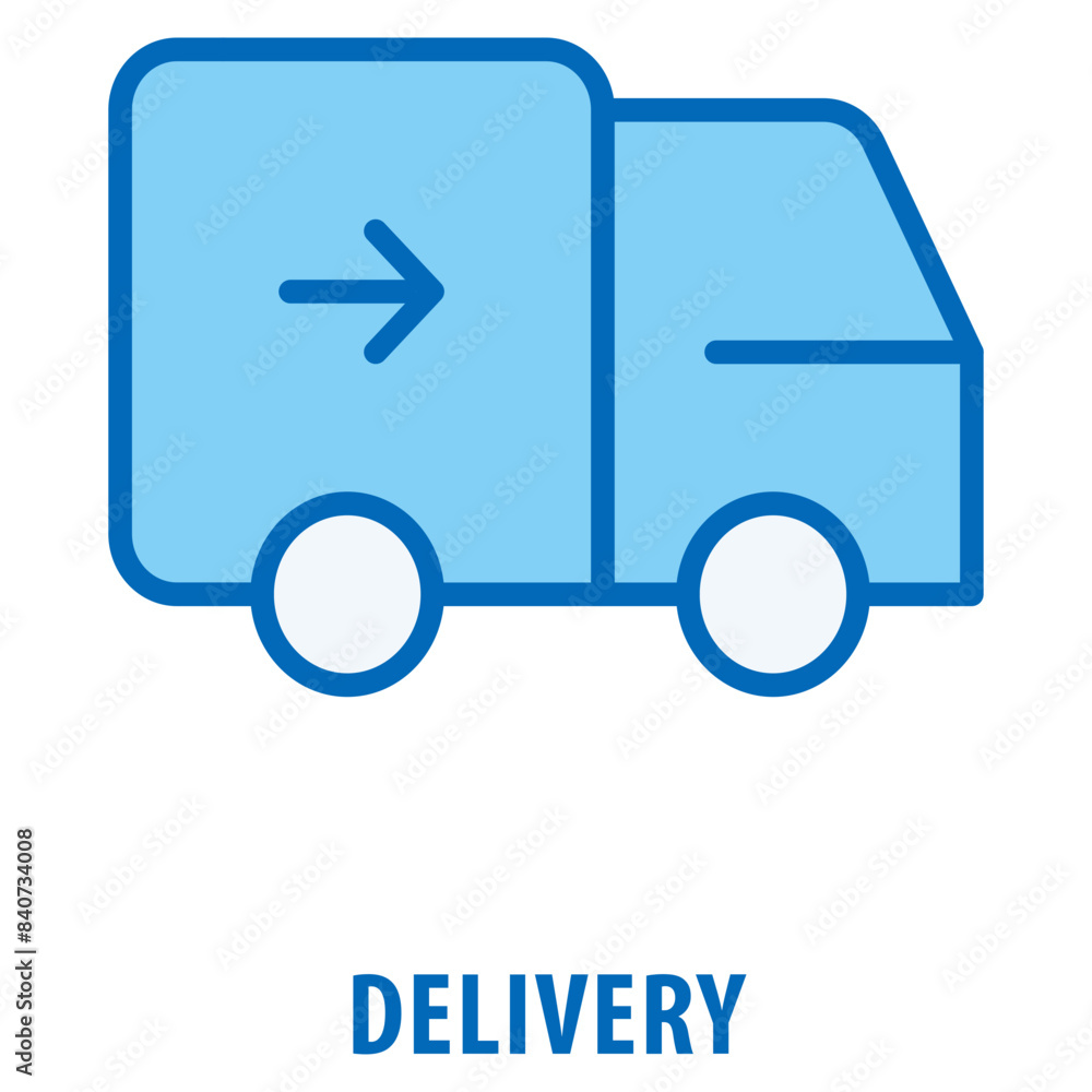 Poster delivery icon simple and easy to edit for your design elements