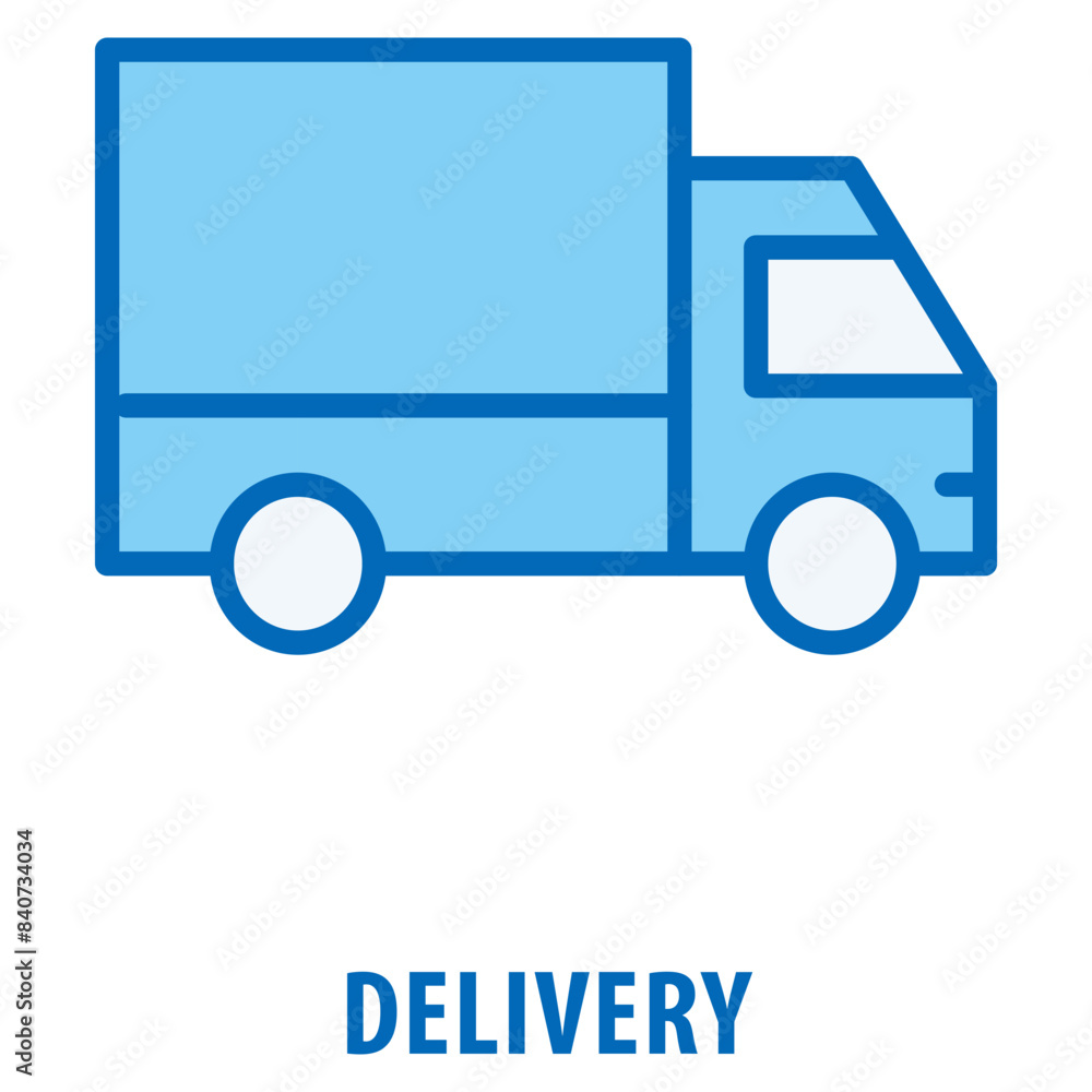 Poster delivery icon simple and easy to edit for your design elements