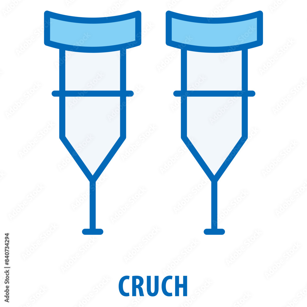Poster cruch icon simple and easy to edit for your design elements