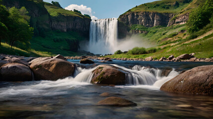 Fototapeta premium Breathtaking moments of nature