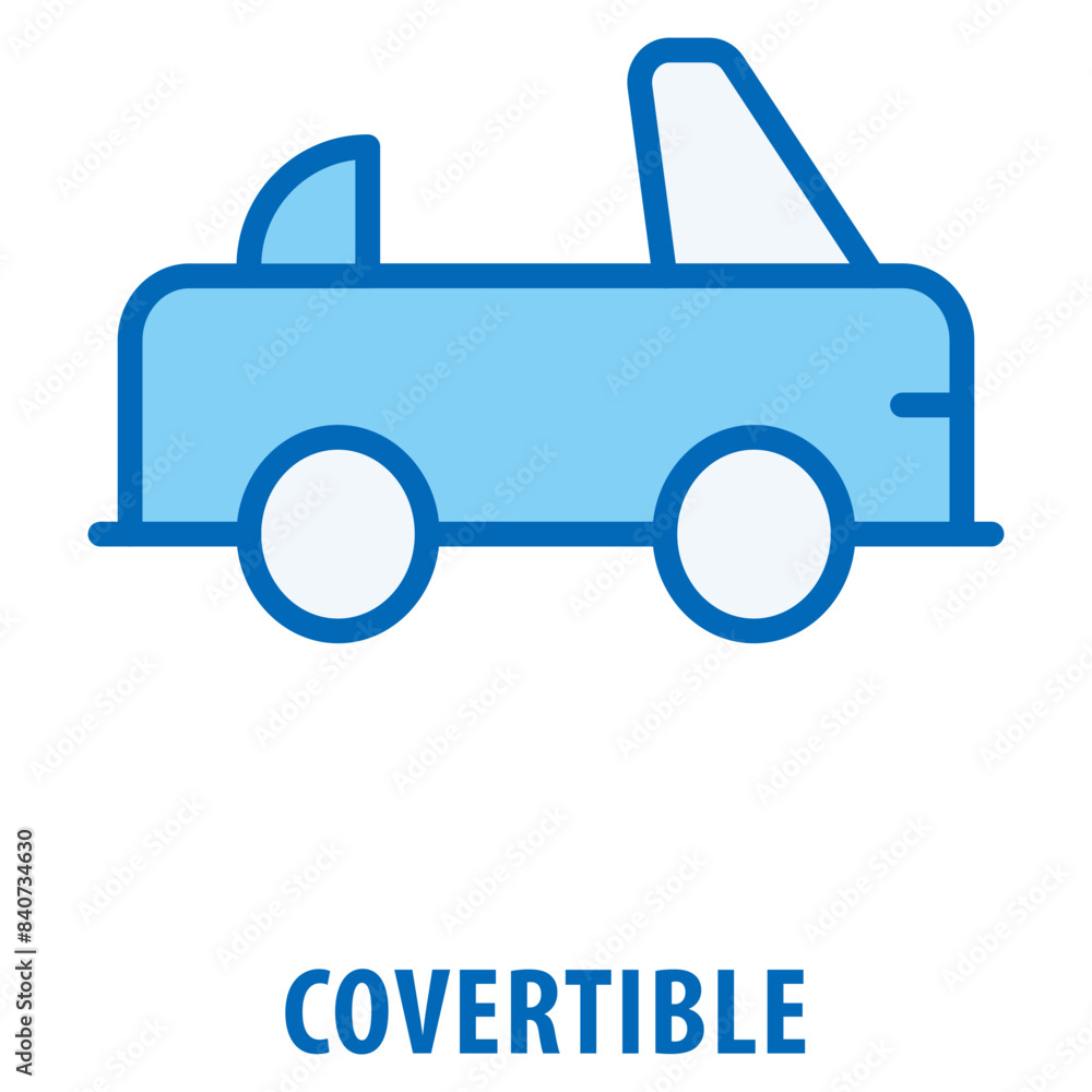 Poster covertible icon simple and easy to edit for your design elements