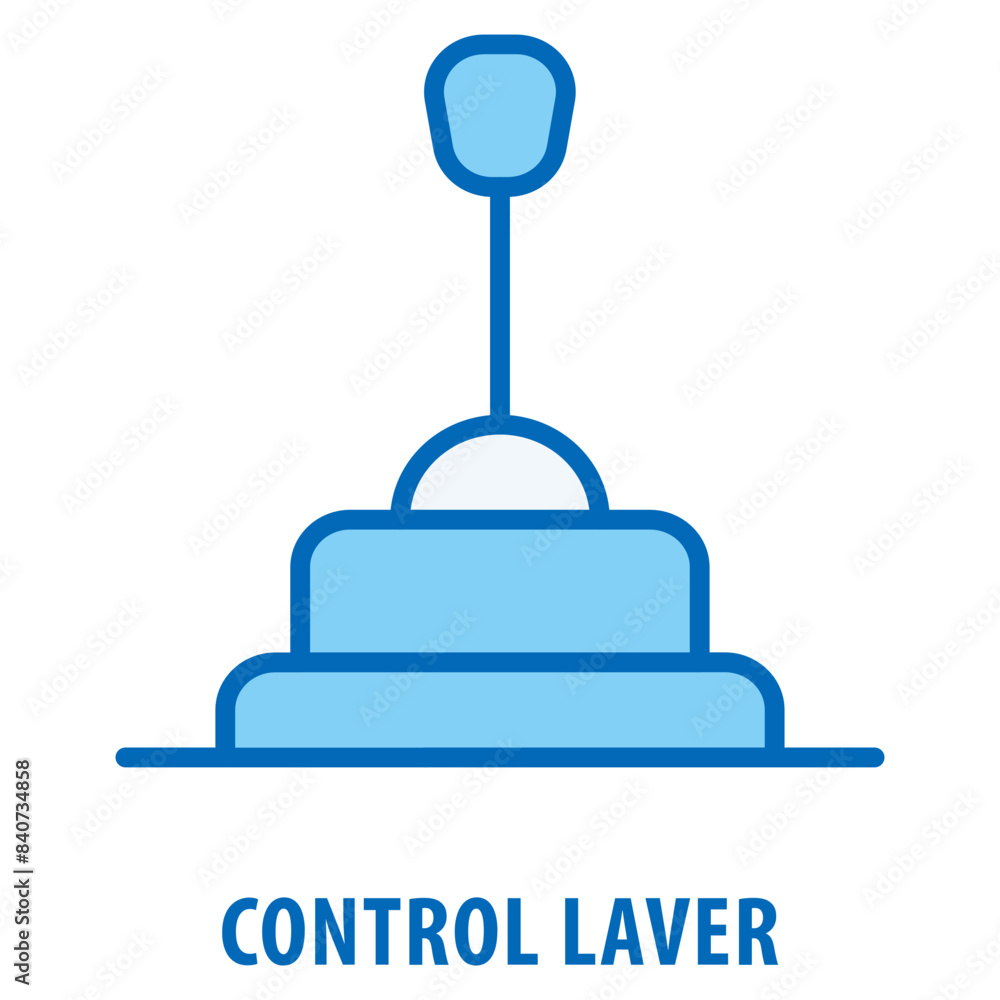 Poster control laver icon simple and easy to edit for your design elements