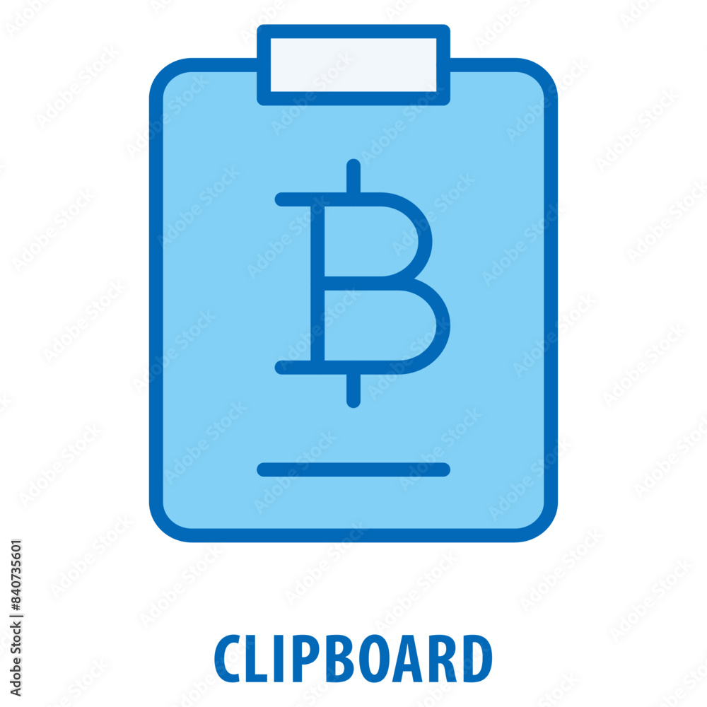 Poster clipboard icon simple and easy to edit for your design elements