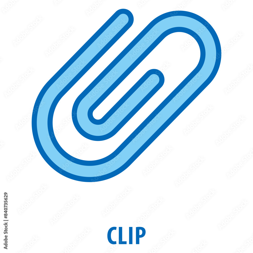Poster clip icon simple and easy to edit for your design elements
