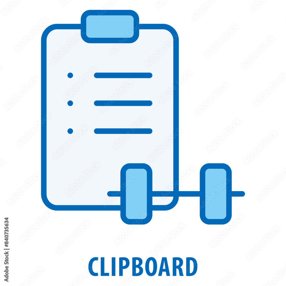 Poster clipboard icon simple and easy to edit for your design elements