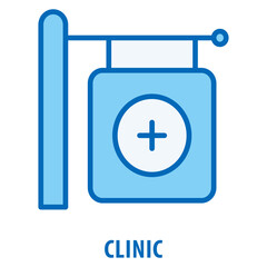 Clinic Icon simple and easy to edit for your design elements