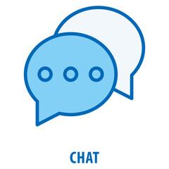 chat Icon simple and easy to edit for your design elements