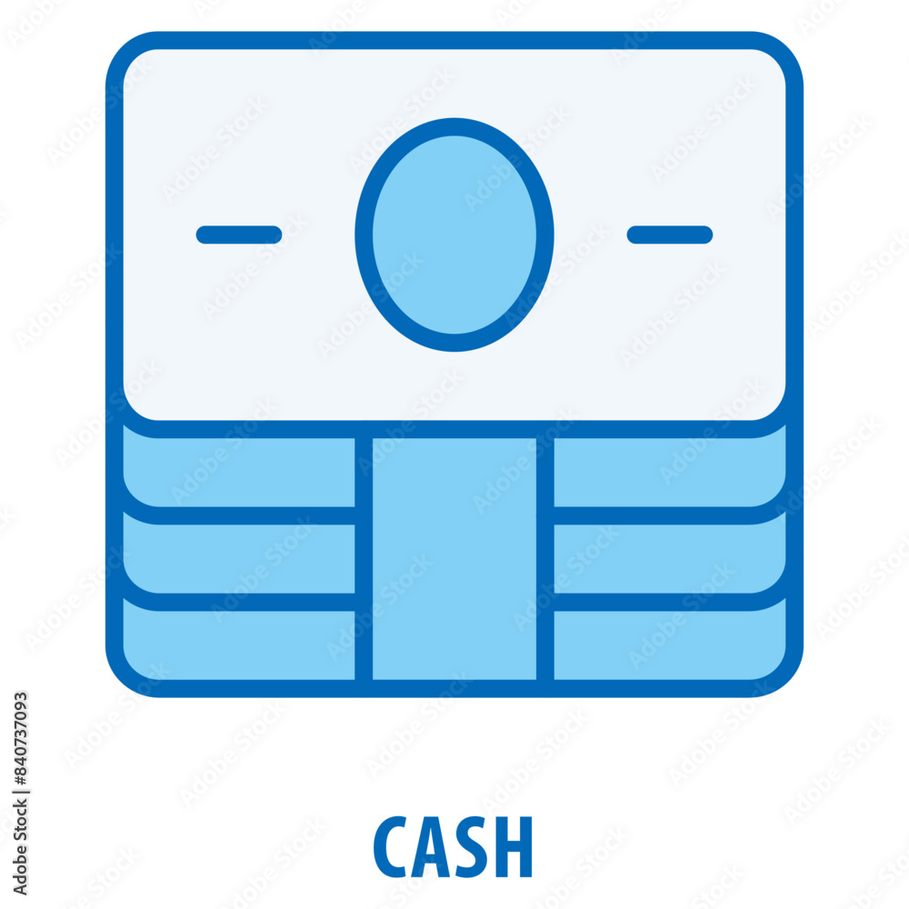 Poster cash icon simple and easy to edit for your design elements
