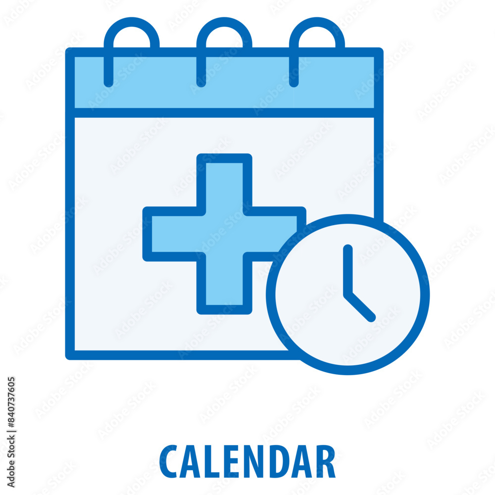 Aufkleber calendar icon simple and easy to edit for your design elements