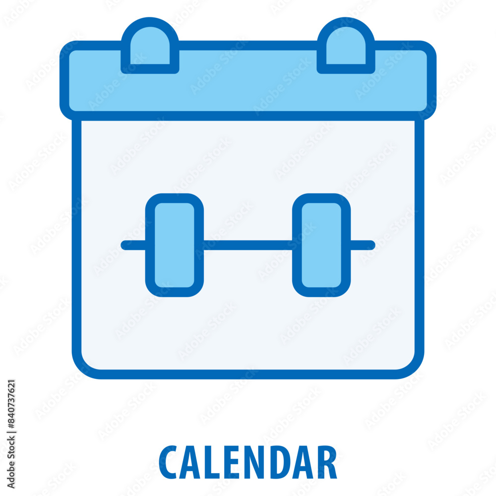 Poster calendar icon simple and easy to edit for your design elements