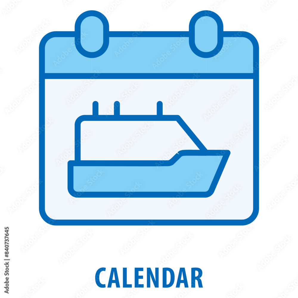 Aufkleber calendar icon simple and easy to edit for your design elements