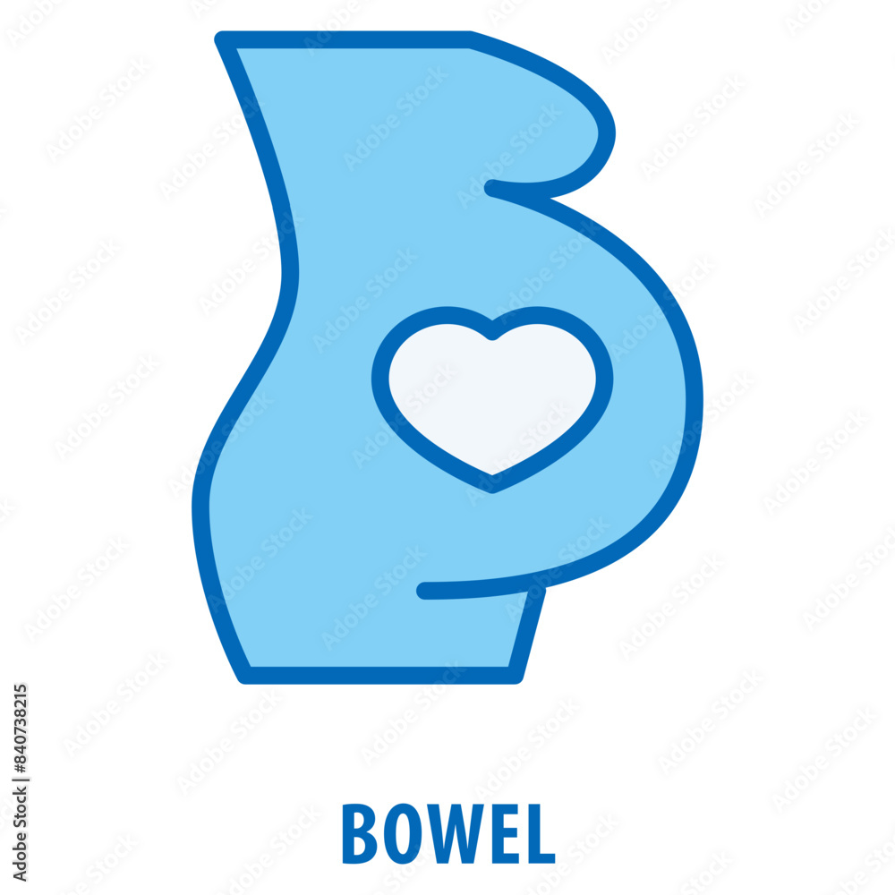 Poster bowel icon simple and easy to edit for your design elements