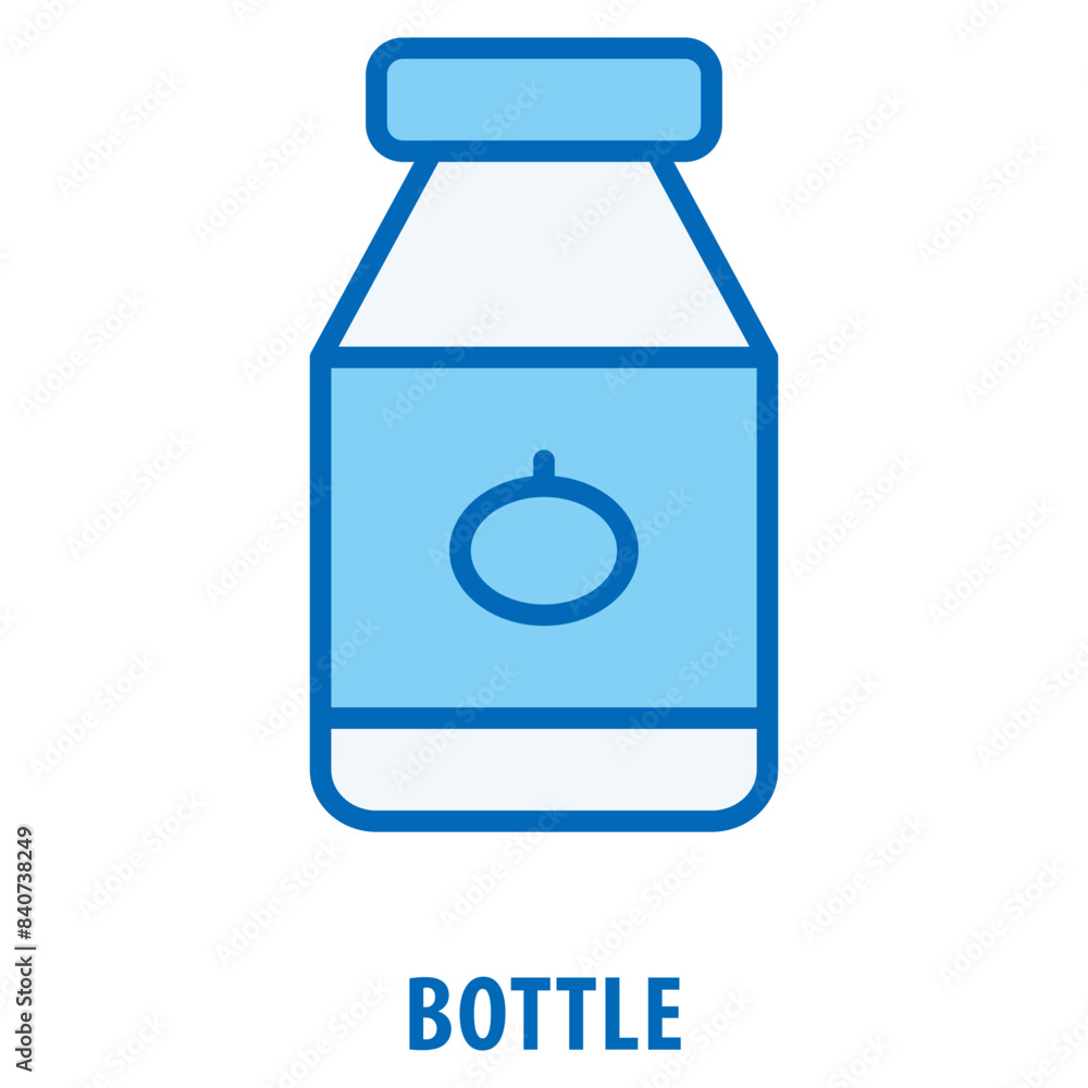 Poster bottle icon simple and easy to edit for your design elements