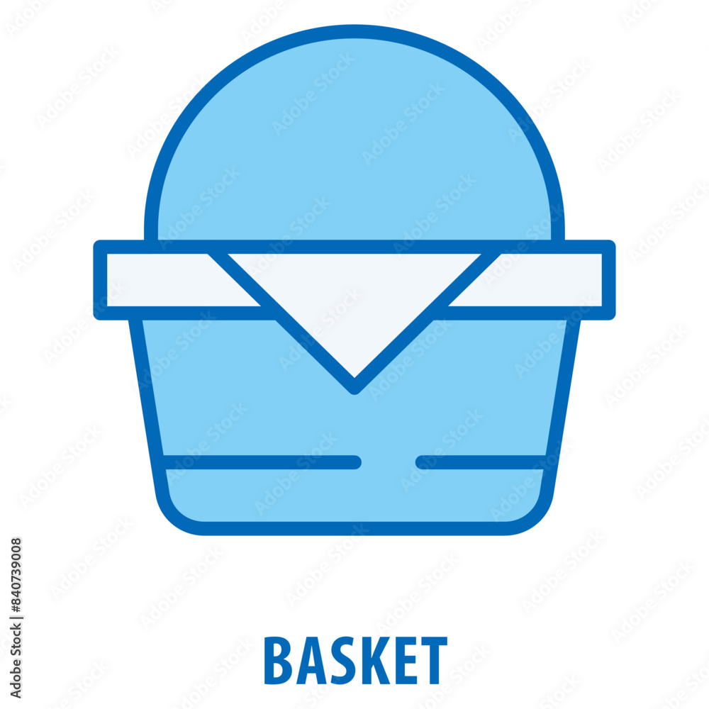 Poster basket icon simple and easy to edit for your design elements