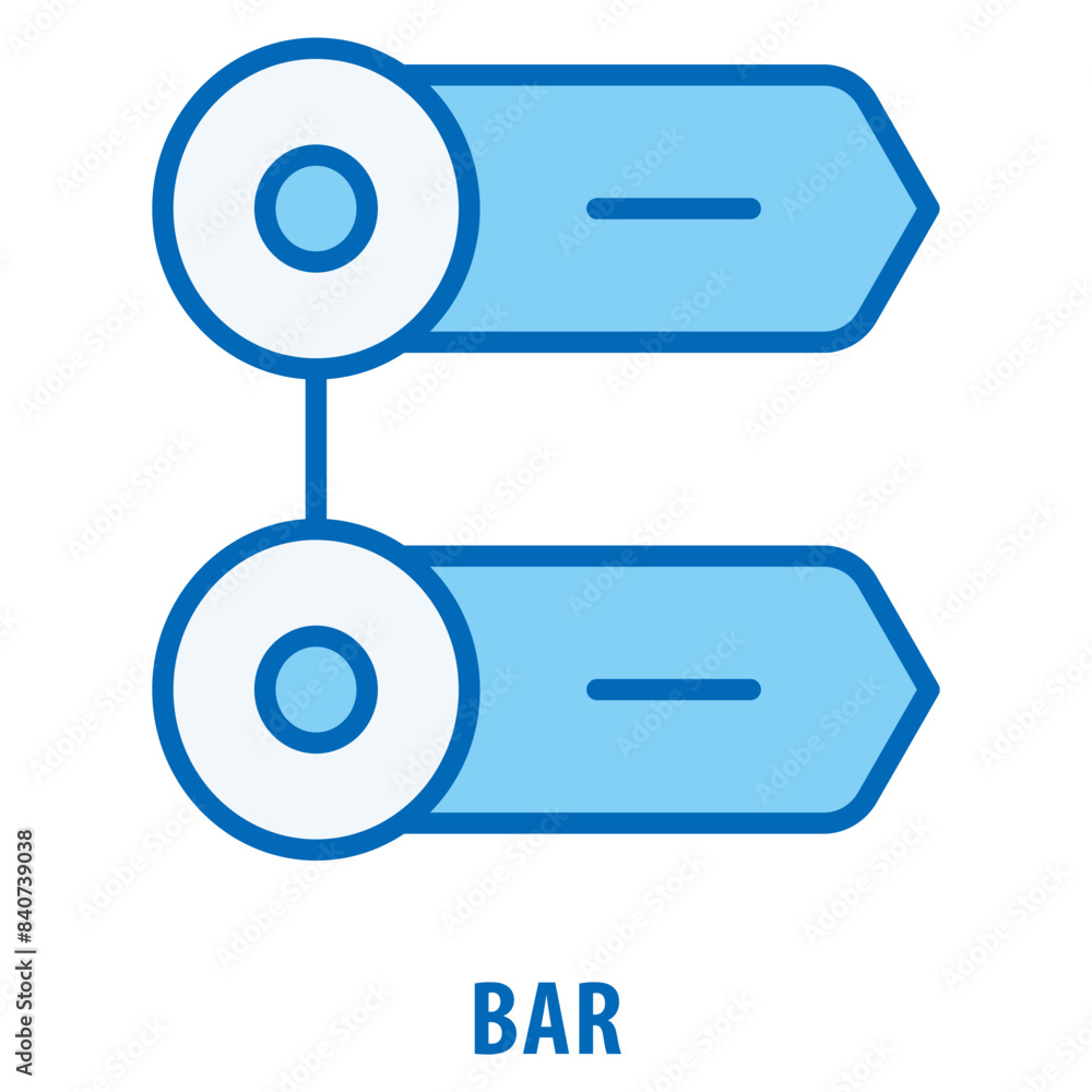 Poster bar icon simple and easy to edit for your design elements