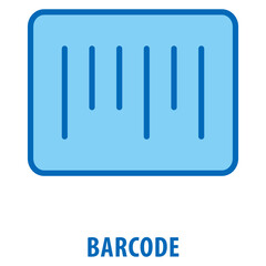Barcode Icon simple and easy to edit for your design elements