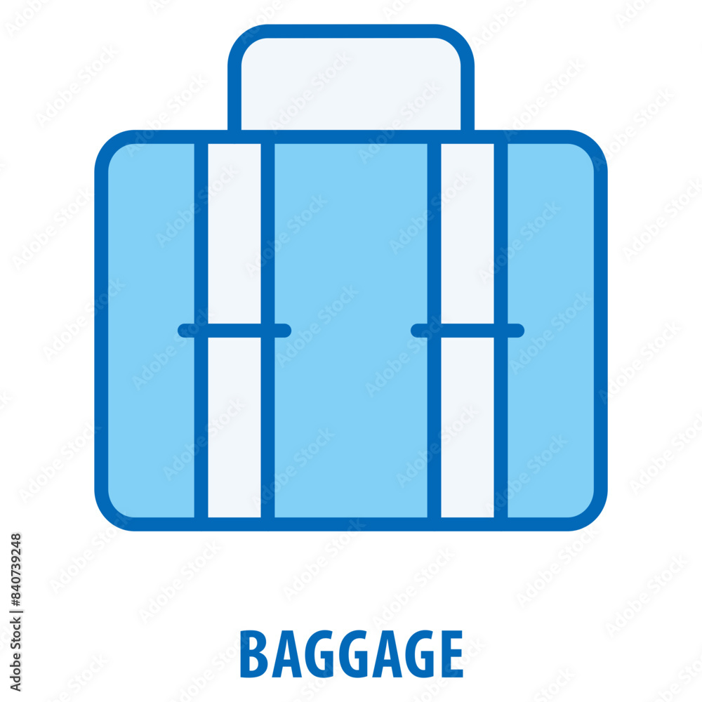 Aufkleber baggage icon simple and easy to edit for your design elements