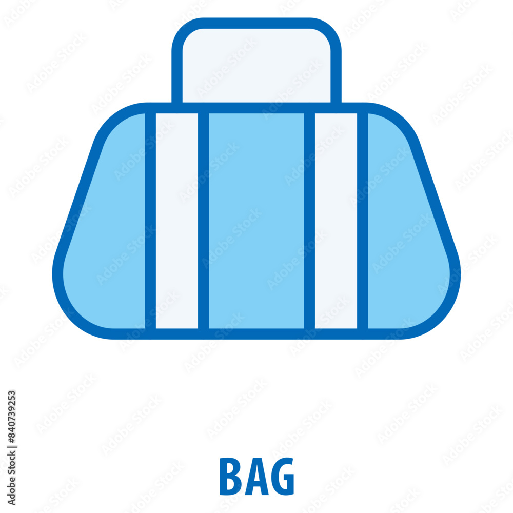 Poster bag icon simple and easy to edit for your design elements
