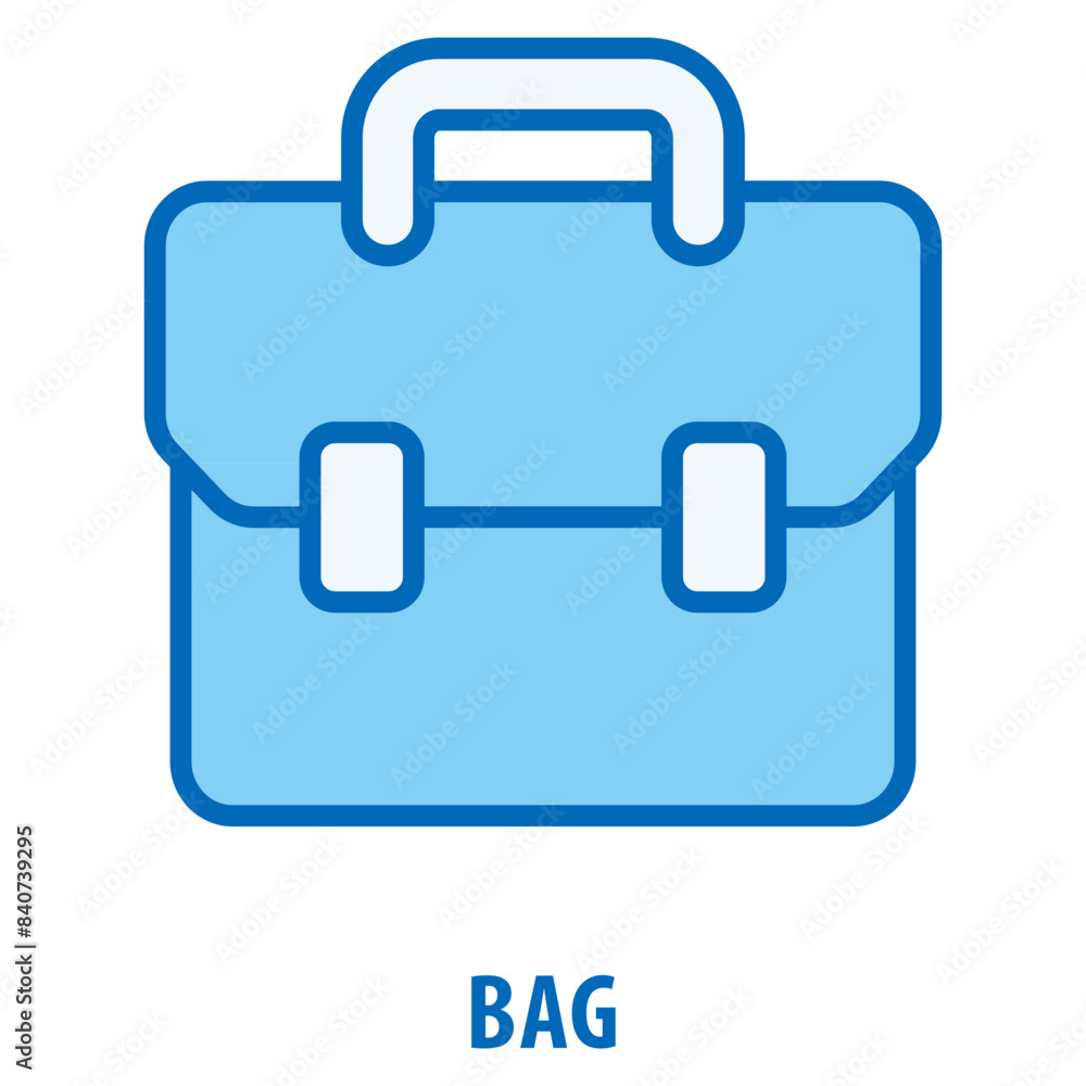 Poster bag icon simple and easy to edit for your design elements