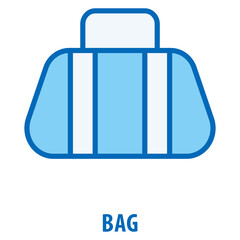 Obraz premium Bag Icon simple and easy to edit for your design elements