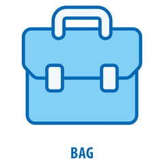 Bag Icon simple and easy to edit for your design elements